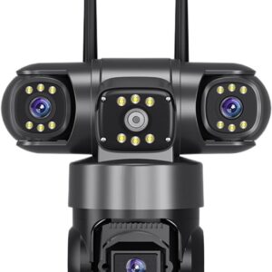 Câmara Inteligente GeekSpace Triple Lens Wi-Fi 12MP PTZ IP66