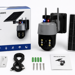 Imagem 6 de Câmara Solar PTZ 4G + Wi-Fi 5MP UltraTekno CMR46
