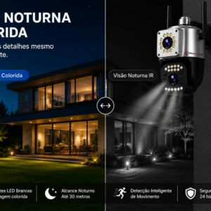Imagem 5 de Câmara Inteligente Dual Lens 4G + Wi-Fi 8MP PTZ IP66 | GeekSpace