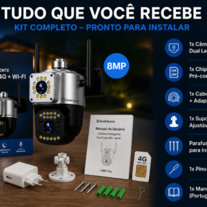 Imagem 6 de Câmara Inteligente Dual Lens 4G + Wi-Fi 8MP PTZ IP66 | GeekSpace